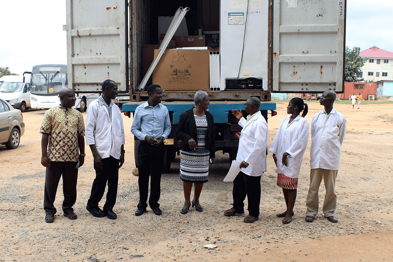 GCUC Container arrival