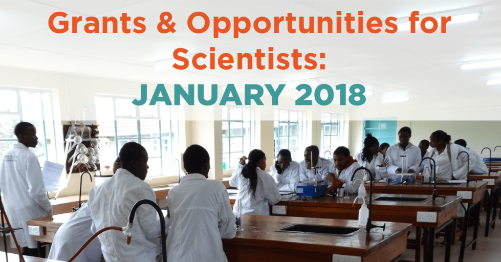 January 2018 Grants & Resources