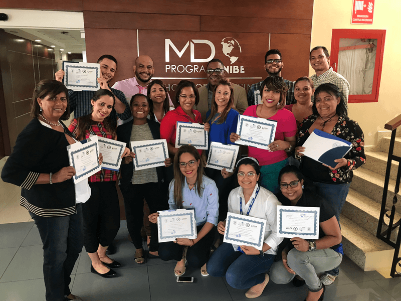 Dr Paulino Ramirez and PReP course students