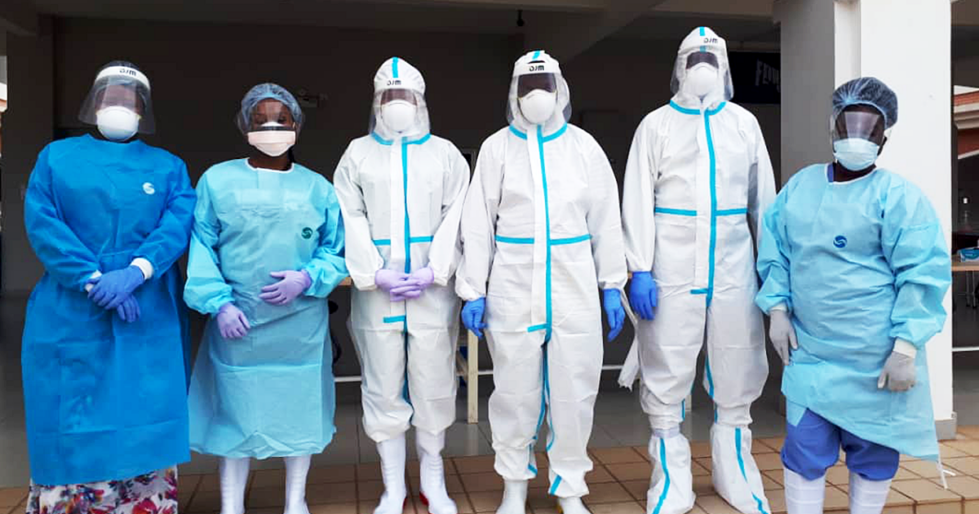 MUST Scientists in PPE
