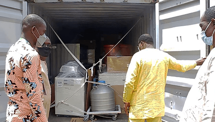 Instrumental Access equipment arrives on the campus at UAC