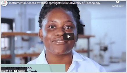Instrumental Access equipment is on its way to Bells University of Technology